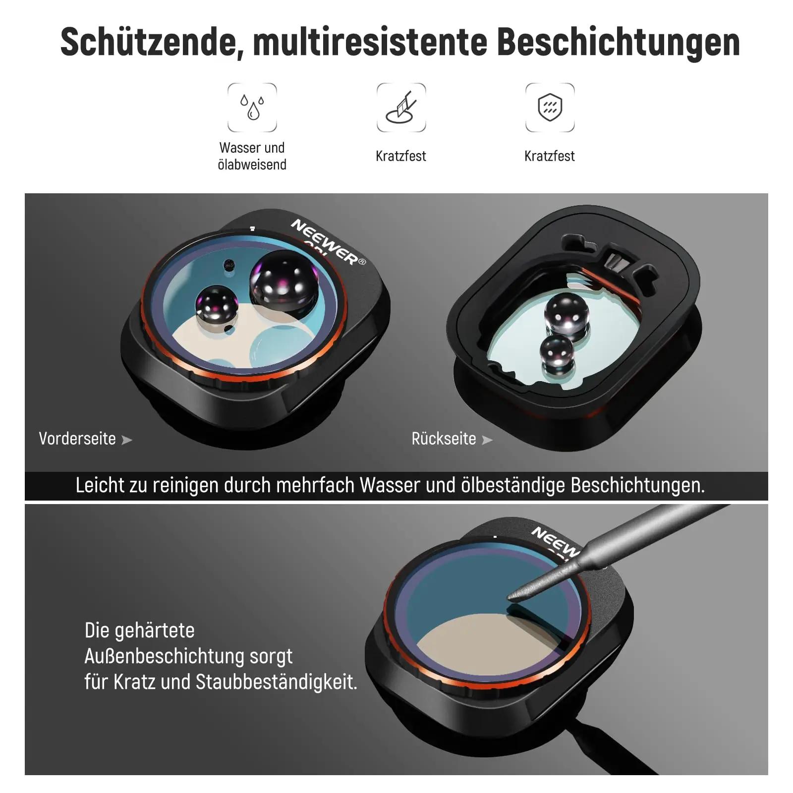 NEEWER klaasfilterid DJI Mini 4 Pro jaoks — professionaalne – pilt 8