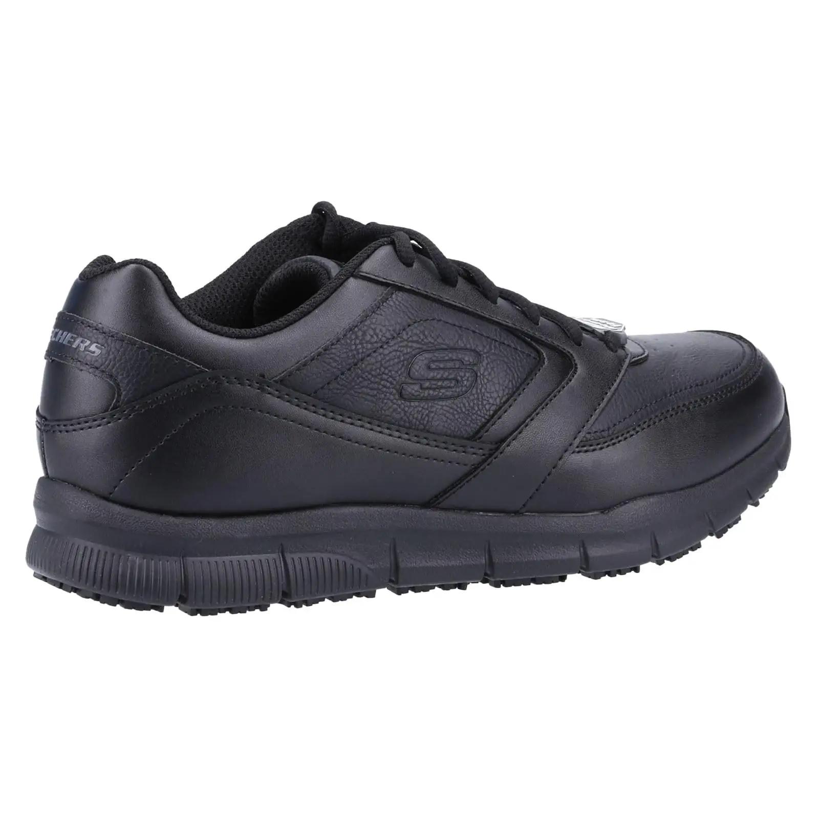 Skechers mustad töösaapad nylonist — vastupidav ja mugav – pilt 7