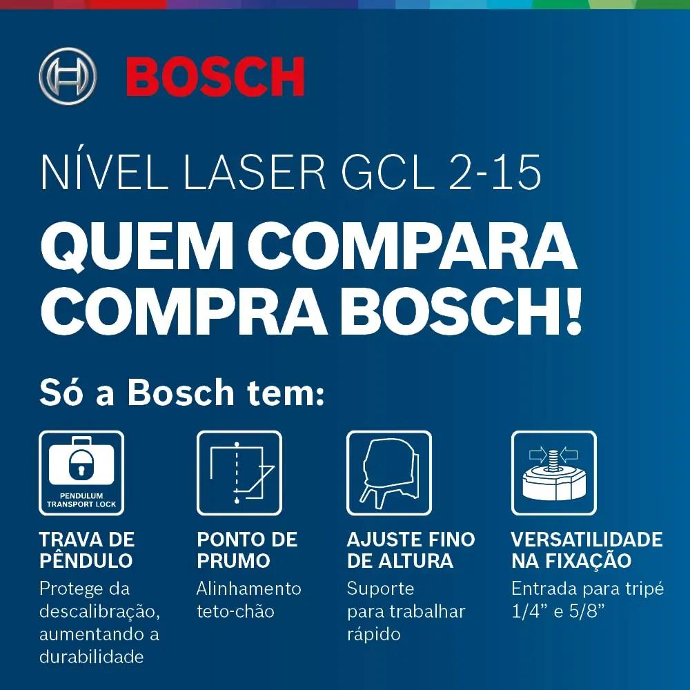 Bosch Professional ristlainer GCL 2-15 – täpne sise‑laser – pilt 8