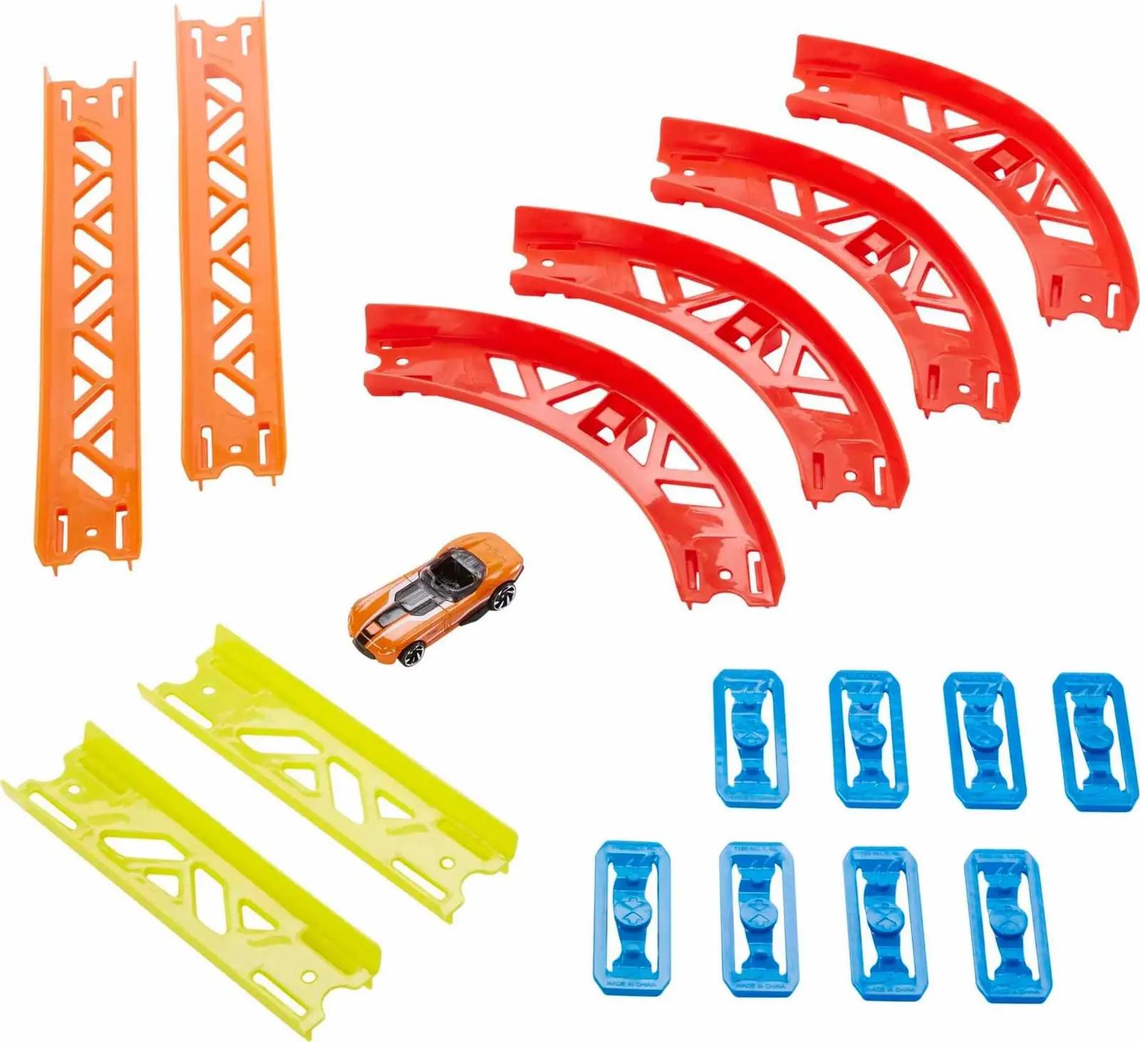 Hot Wheels tugevast plastikust kurvisett — kingitus lastele – lisavaade