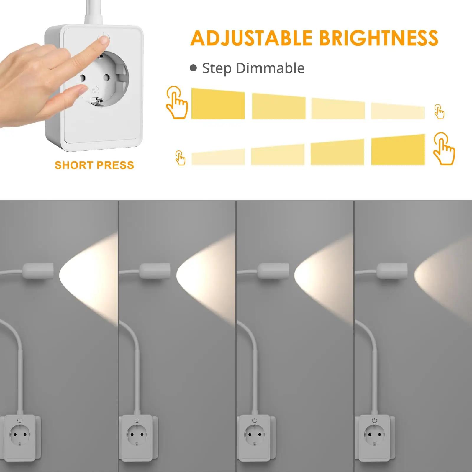 ENUOTEK LED-lugemislamp valge — painduv ja energiasäästlik – detailne vaade