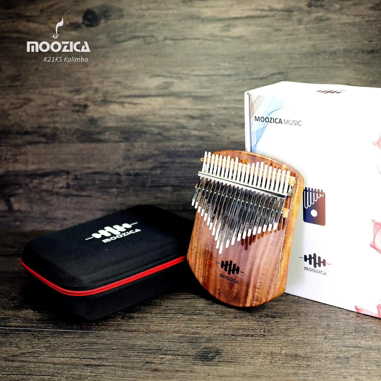 Moozica Koa puidust kalimba — professionaalne 21-klahv – pilt 6