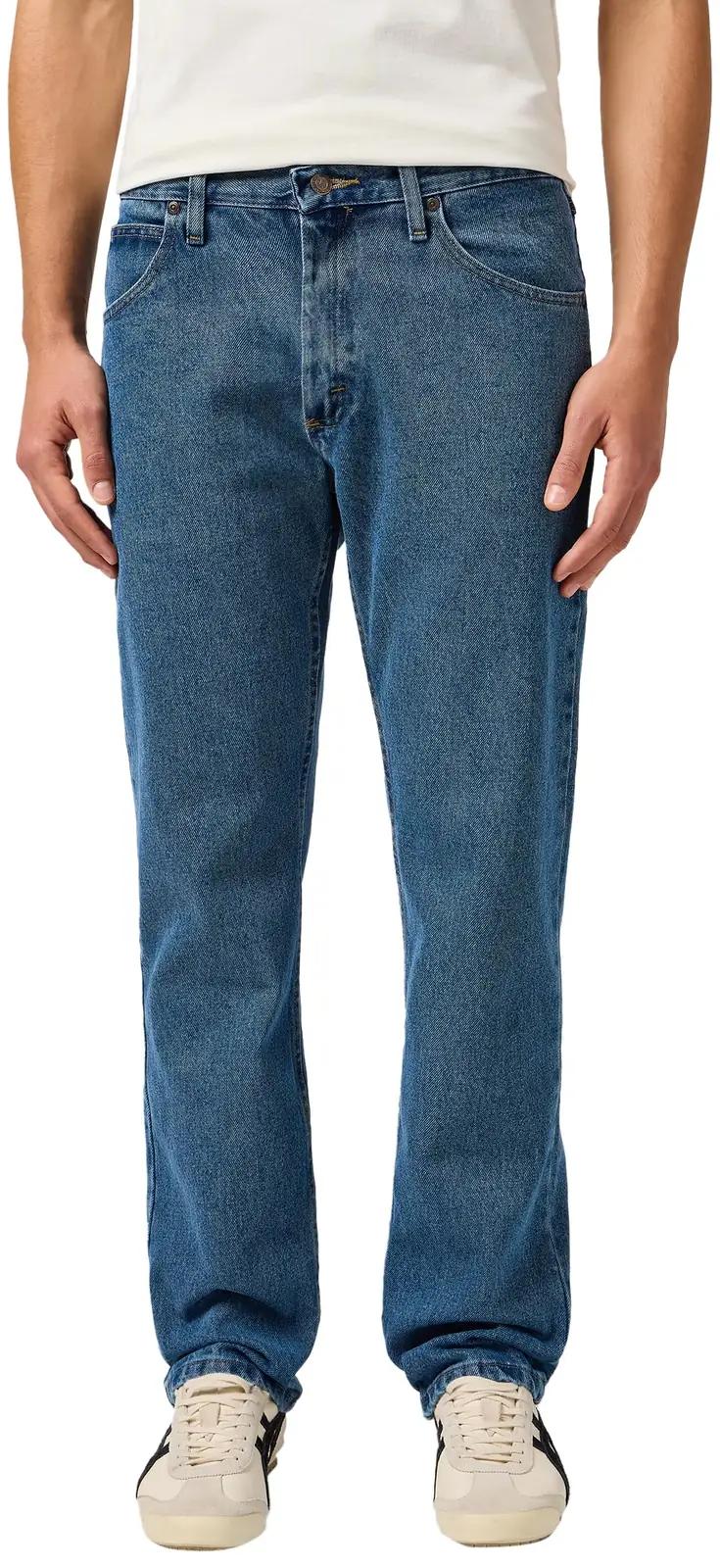 Wrangler Authentics mugav puuvillane meeste teksapüksid stonewash