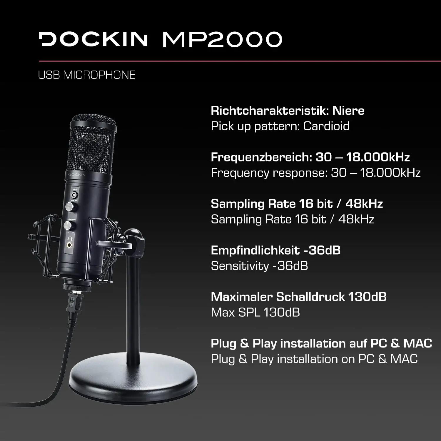 DOCKIN 16050 muusikariistad ja dj-varustus – detailne lähivaade