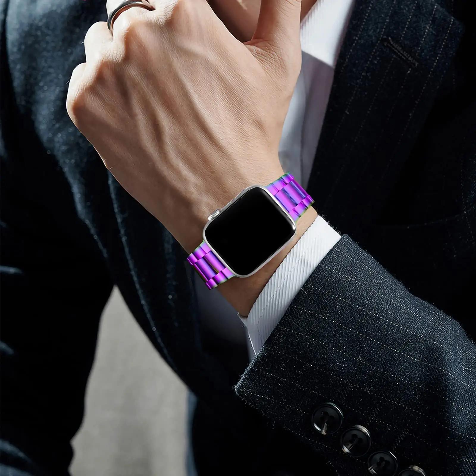 Netolo roostevaba metallrihm Apple Watchile — elegants ja – pilt 6
