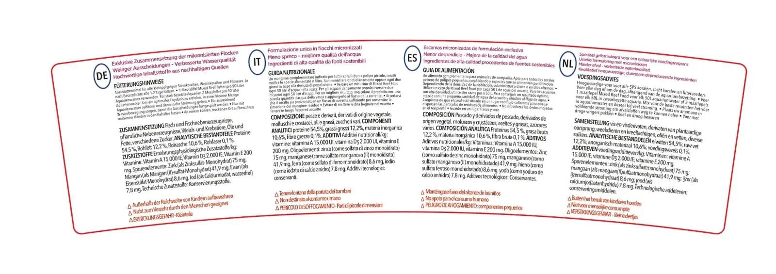 Vitalis Aquatic Nutrition akvaariumikalad toit – detailne lähivaade
