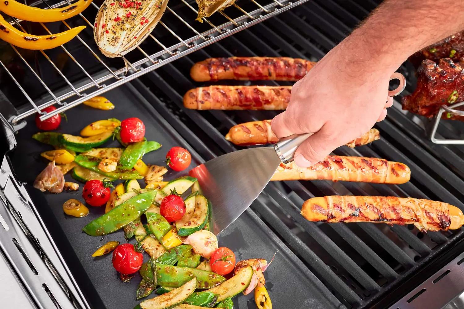 RÖSLE malmist grillplaat – vastupidav liha- ja köögitööriist – lisavaade