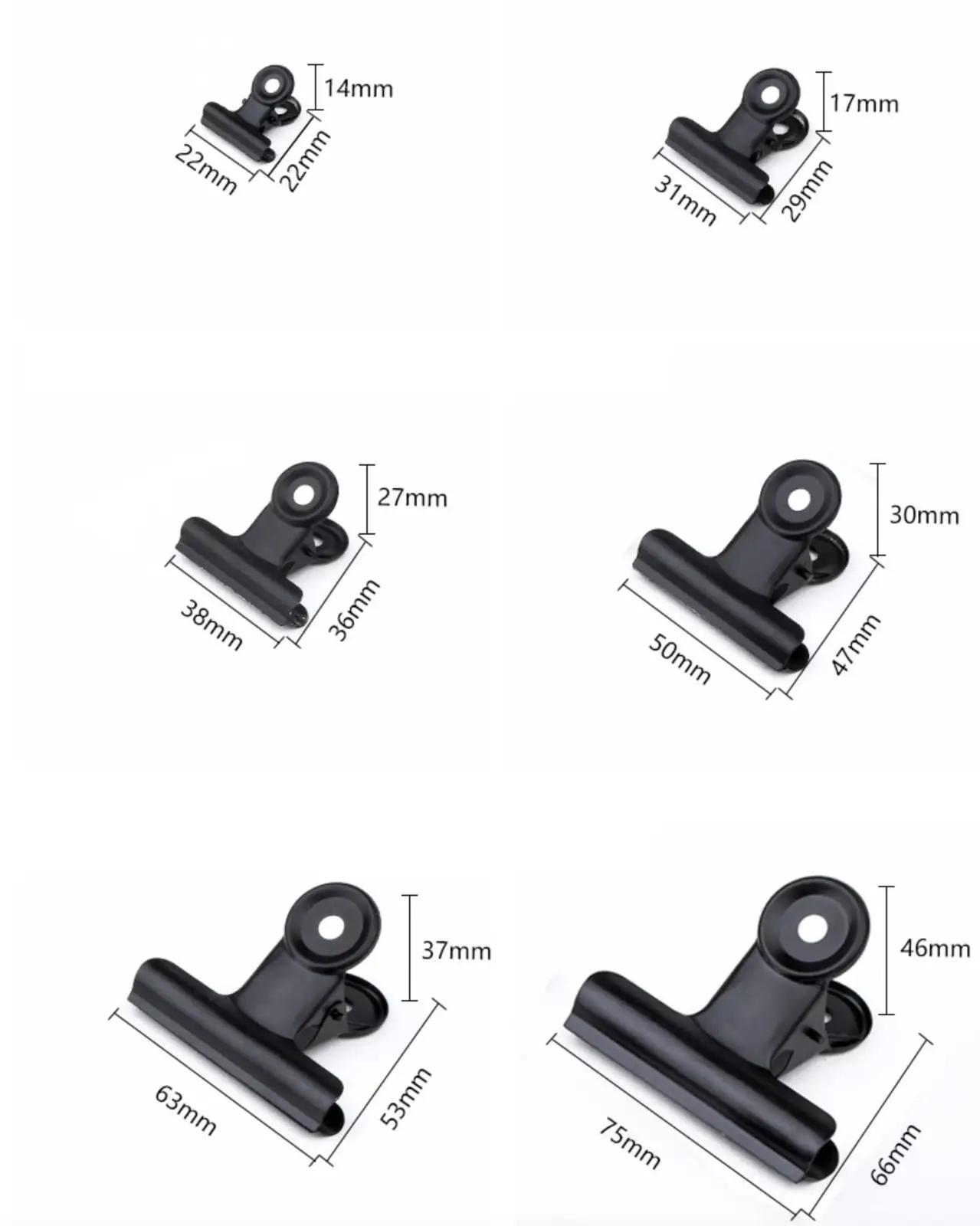 PEPAXON tugev metallist binderklamber 75 mm — vastupidav – kasutusnäide