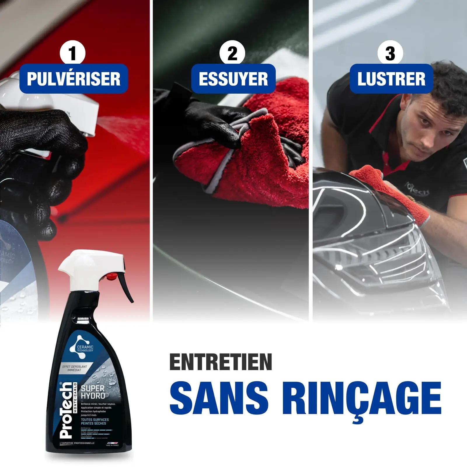 ProTech veekindel auto-spray 500 ml — lihtsam hooldus ja kaitse – kasutusnäide