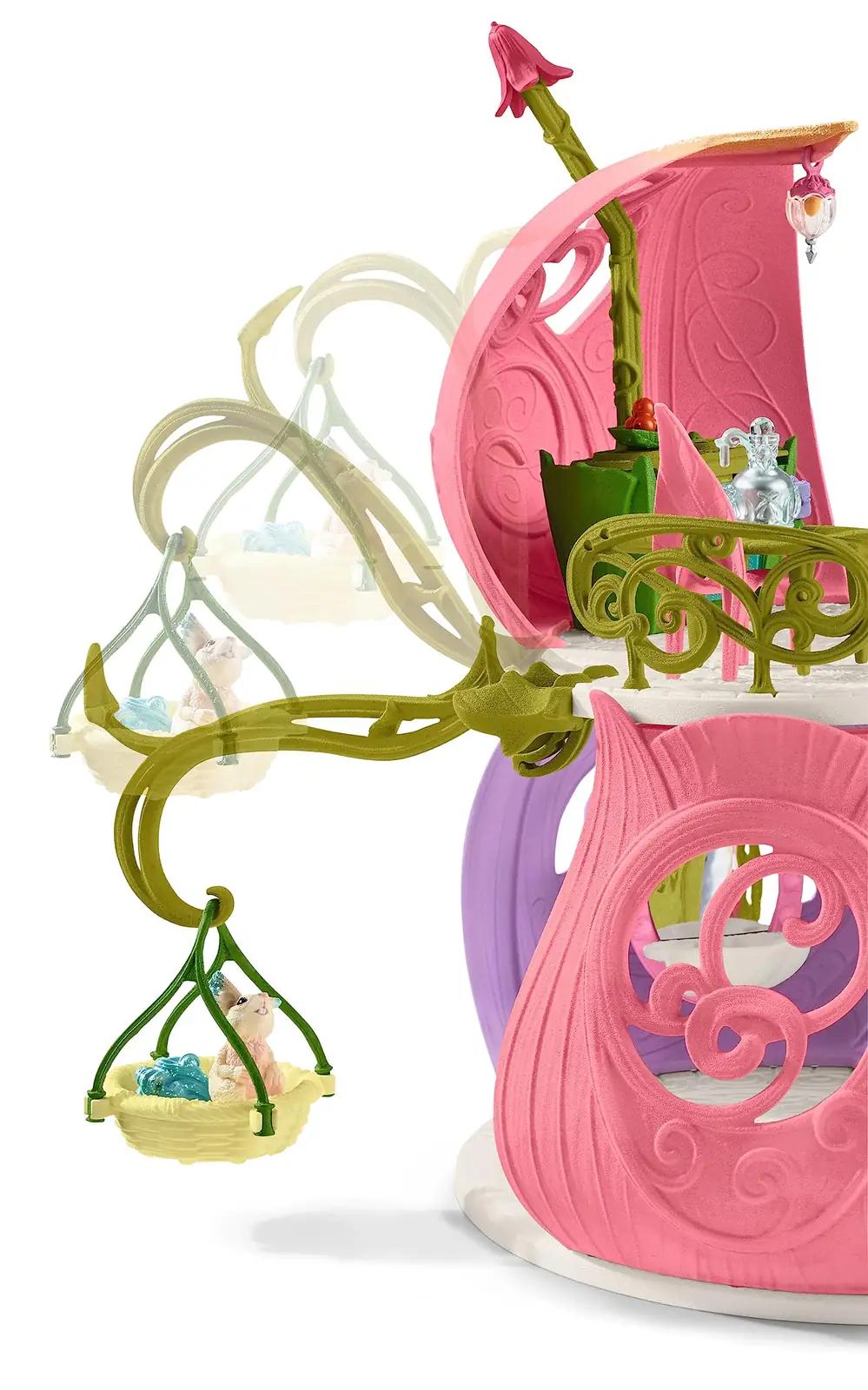 SCHLEICH glitriv roosiõue mängukomplekt unicornidega – pilt 6