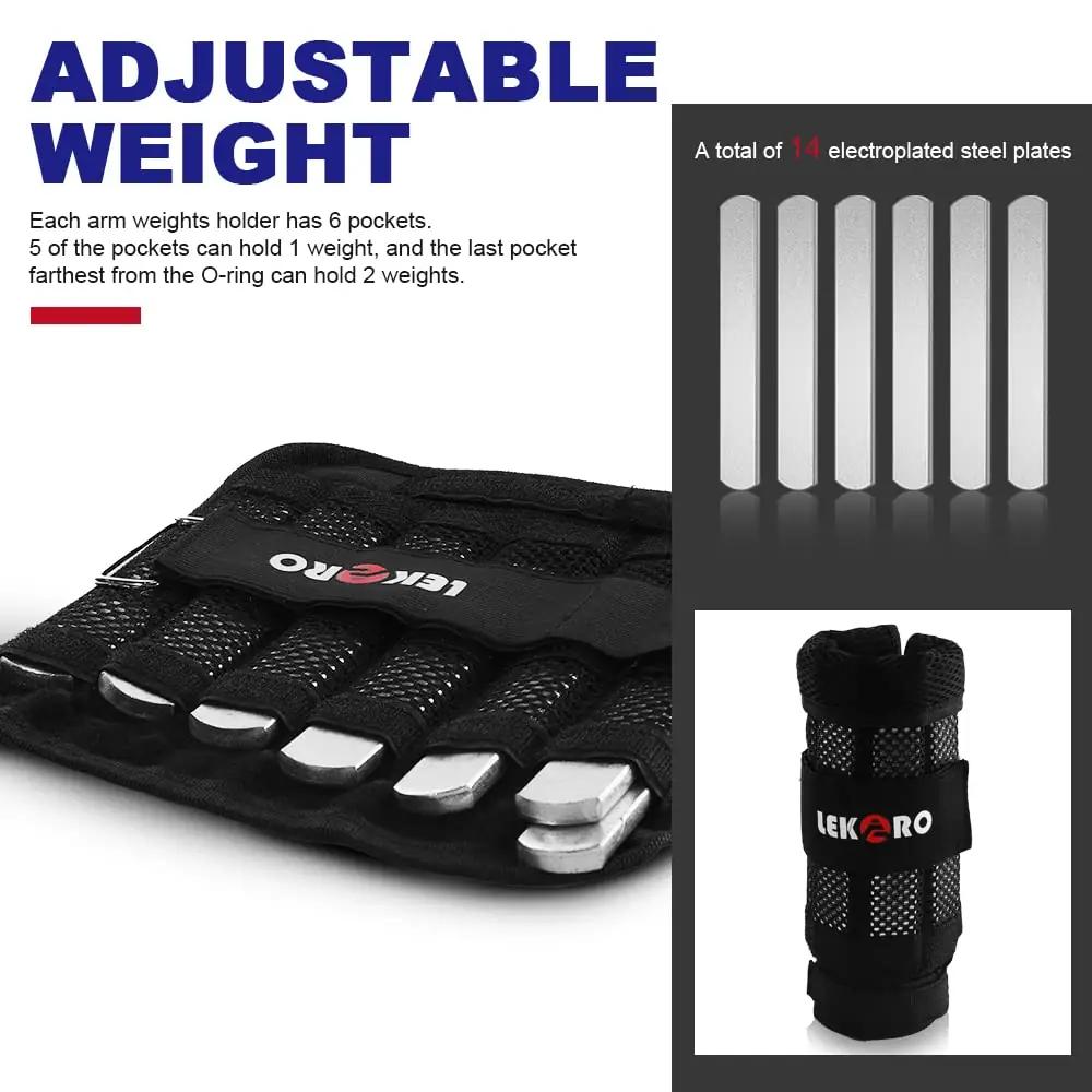 LEKÄRO pehmed reguleeritavad käe- ja pahklauaka weights – detailne vaade