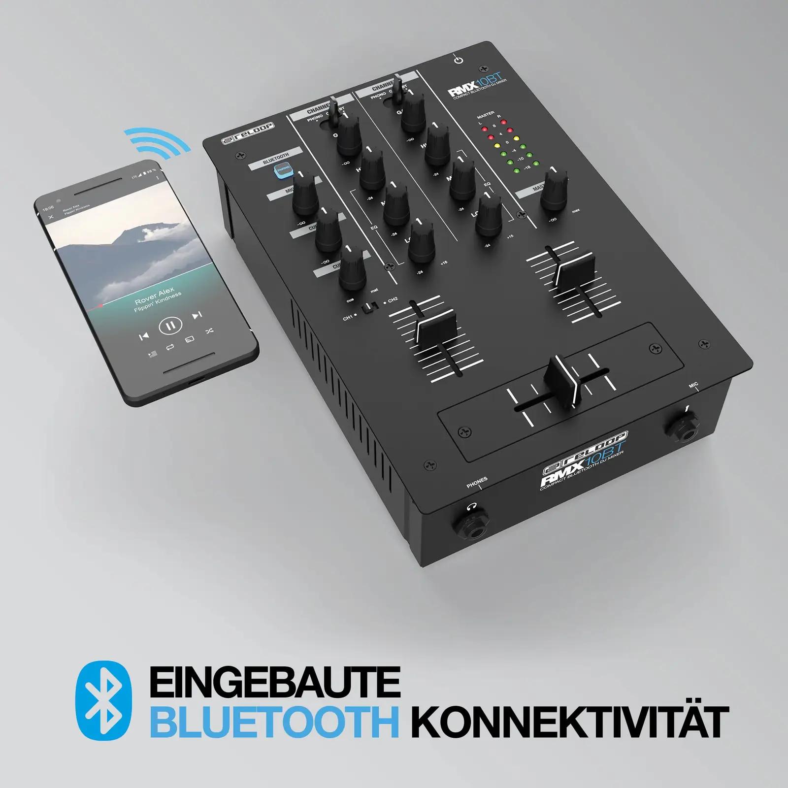 Reloop kahekanaliline Bluetooth DJ-mixer — kompaktne ja – pilt 10