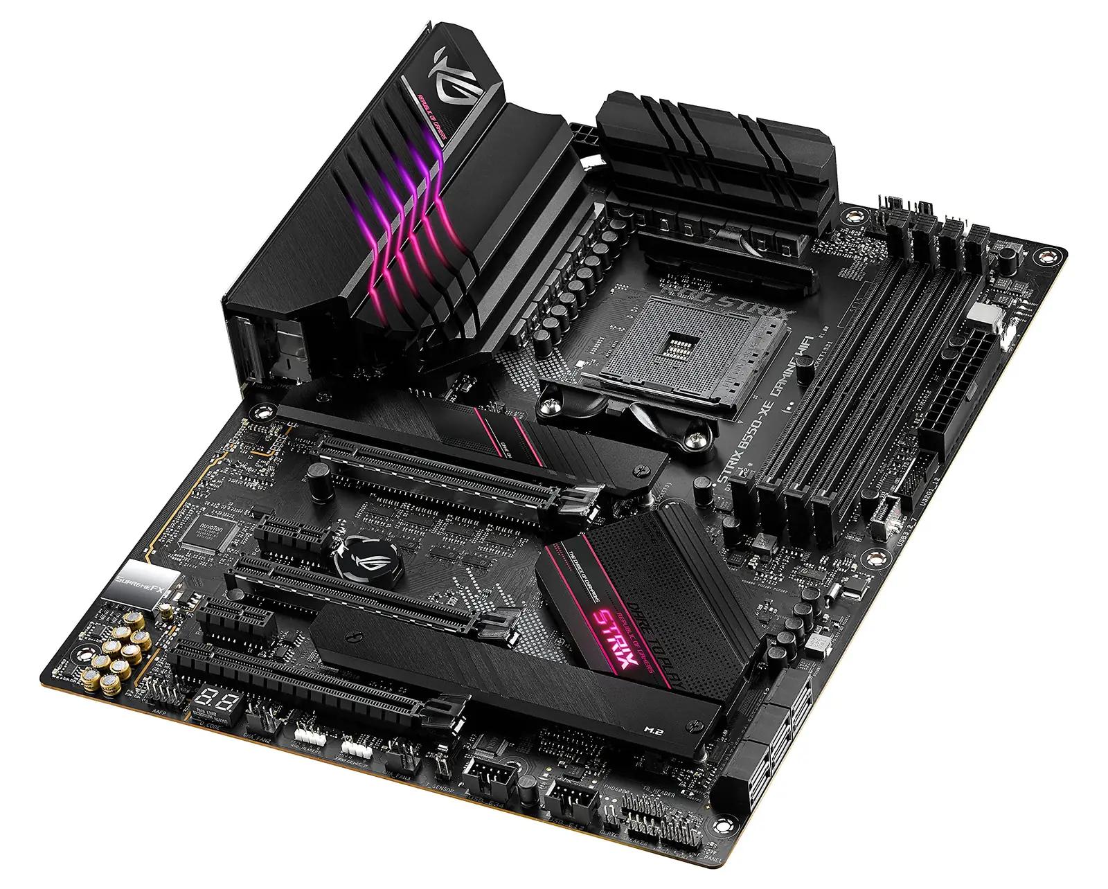 ASUS ROG Strix B550-XE Gaming emaplaat — tugev ja laienenud – pilt 7