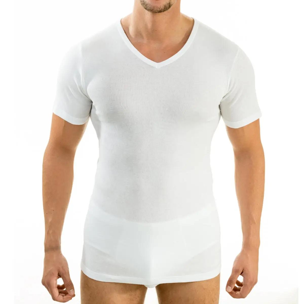 HERMKO pehme 100% biopuuvillast meeste alussärk 4XL, 4-pack