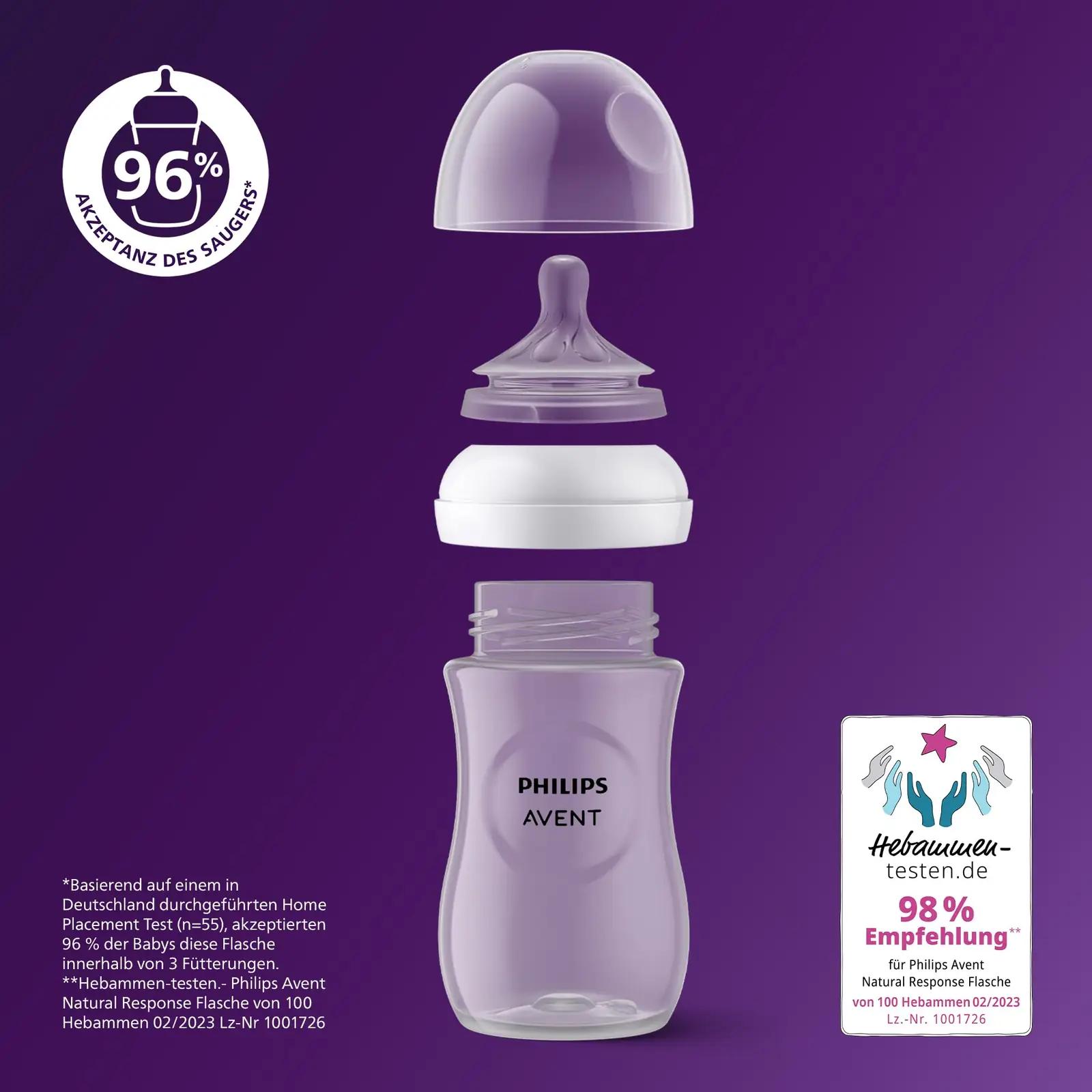 Philips beebipudelite kinkekomplekt Natural Response – detailne vaade