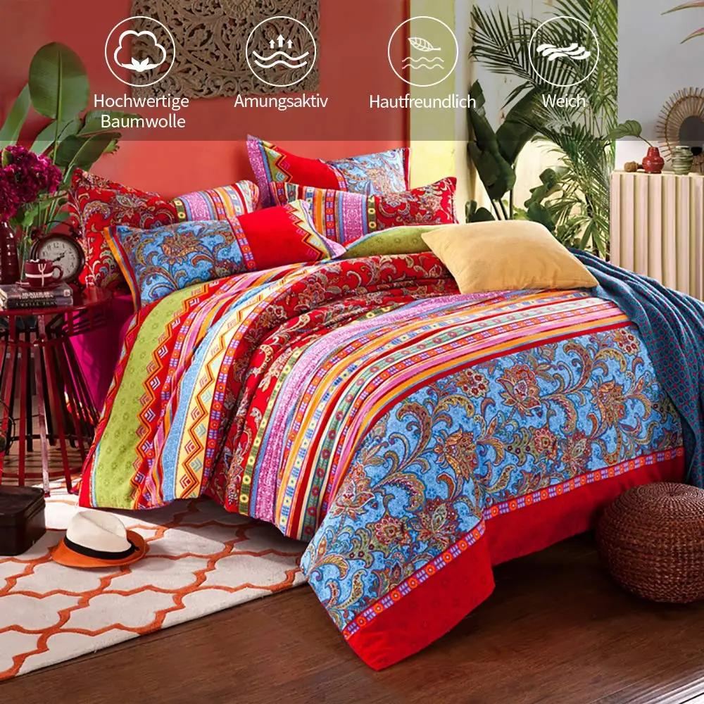 Lanqinglv boho mikrofliisvoodipesu 220×240 cm – pilt 6