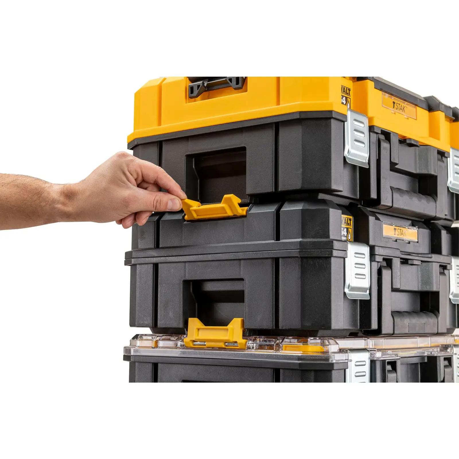 DEWALT vastupidav TSTAK organizer — kompaktne tööriistakast – pilt 8