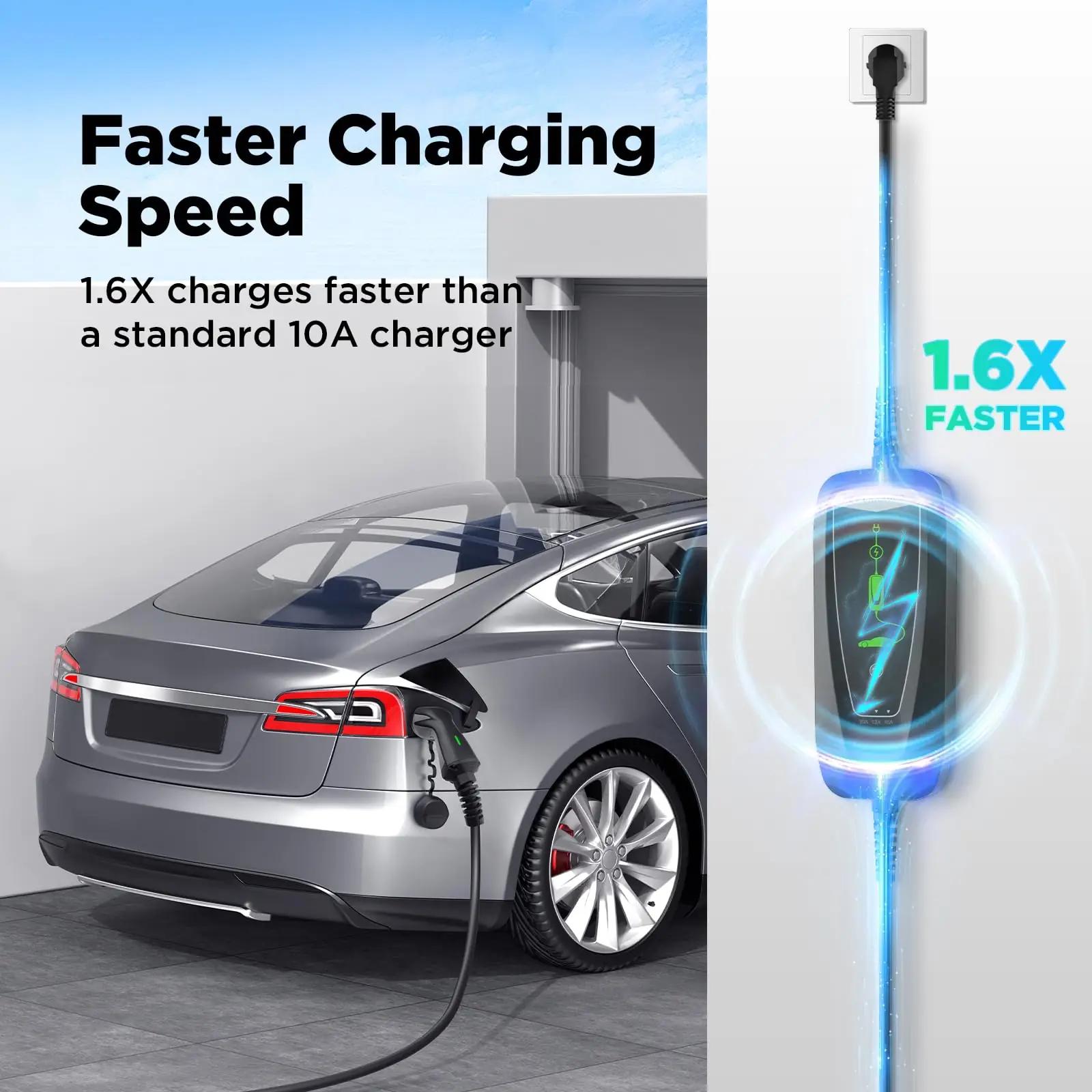 WISSENERGY laadija 3,68 kW 6 m kaabel – mobiilne ja veekindel – lisavaade