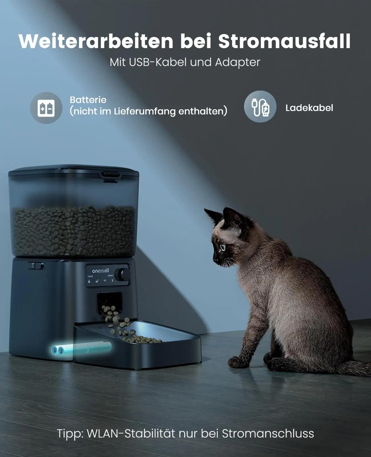 oneisall roostevaba automaatne 3.5L lemmikloomatoiduseade – pilt 7