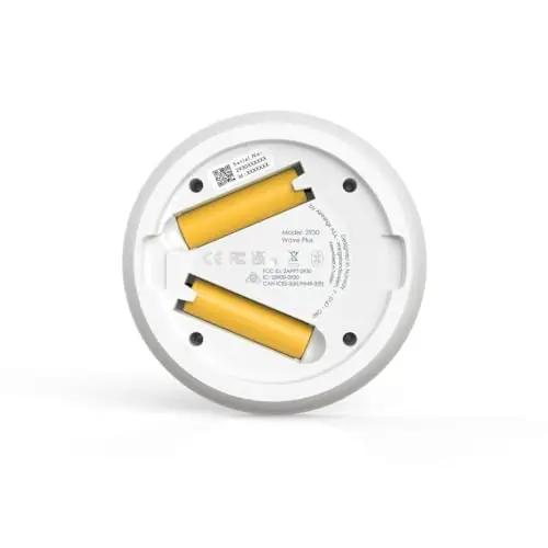 Airthings Wave Plus valge õhukvaliteedi ja radoni jälgija – detailne vaade