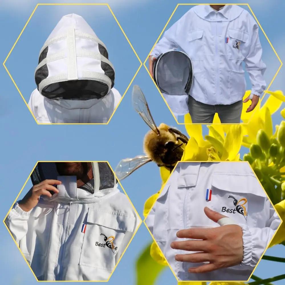 Best Bee imetav kaitsejope mesinikule – vastupidav puuvill L – kasutusnäide