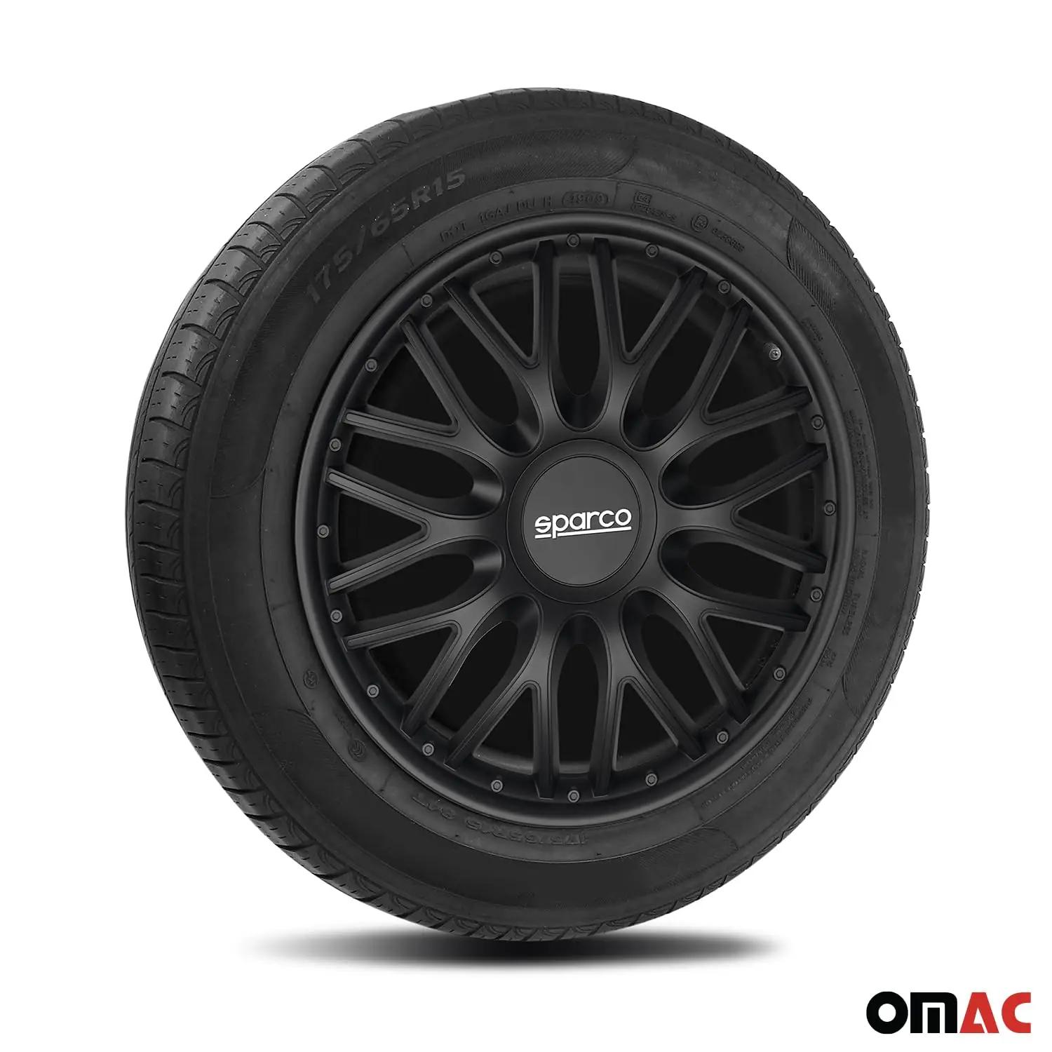 Sparco musta plastikust velokorkide komplekt – vastupidav välimus – lisavaade