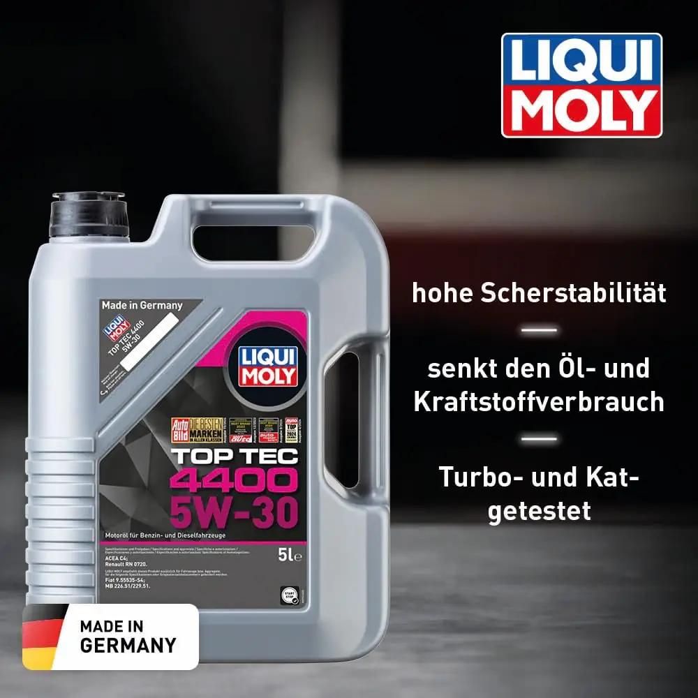 LIQUI MOLY bensiini- ja diiselmootoritele 5W-30 5L õli – detailne vaade