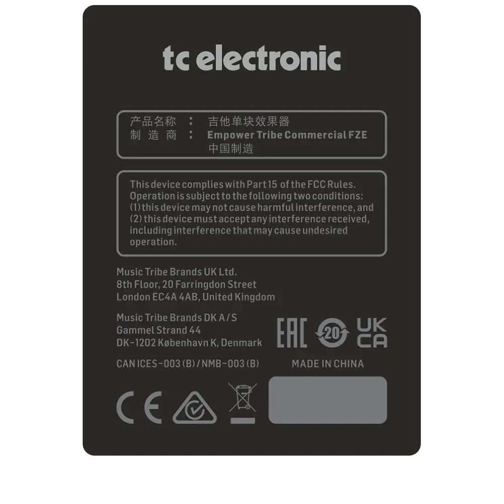 t.c electronic tugev metalliline distortsioon – lisavaade