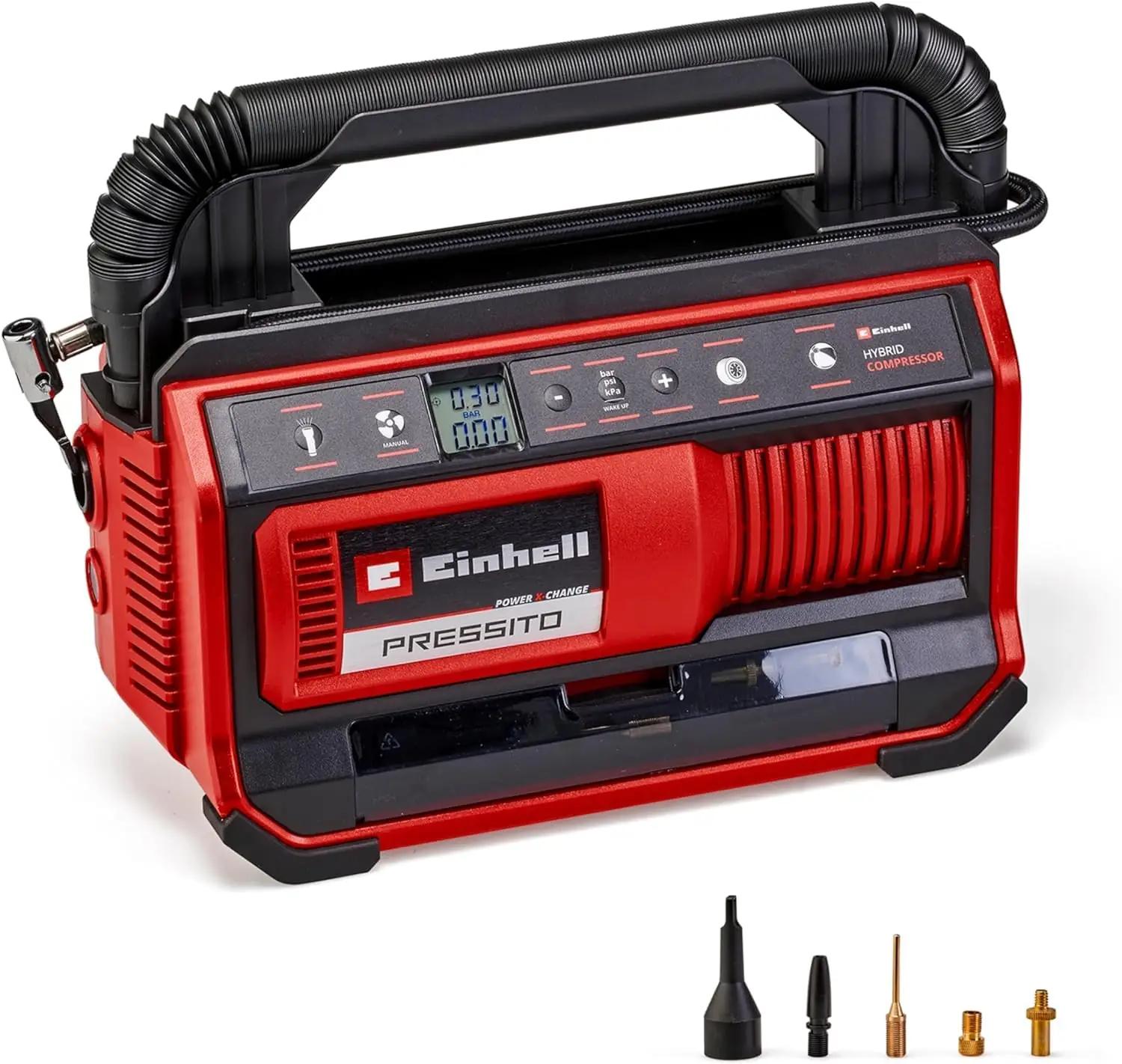 Einhell metallist hübriidkompressor PRESSITO – mugav rehvitäide