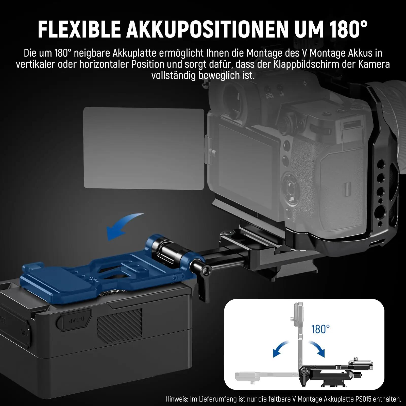 NEEWER kergest terasest kokkupandav V-kinnitus – pilt 7