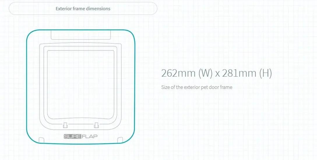 SureFlap valge mikrochip-kassikäik — turvaline sissepääs – pilt 7