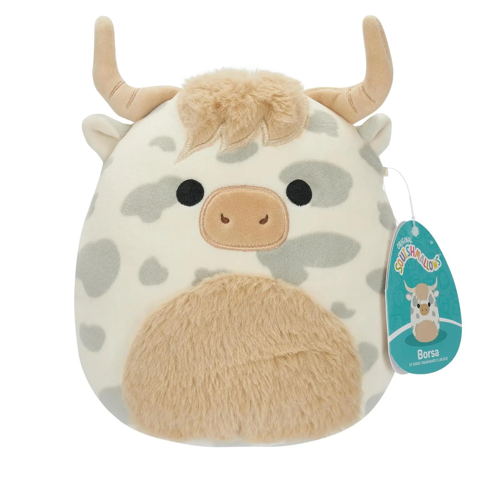 Squishmallows pehme plüüs – Borsa mägilehm 19 cm