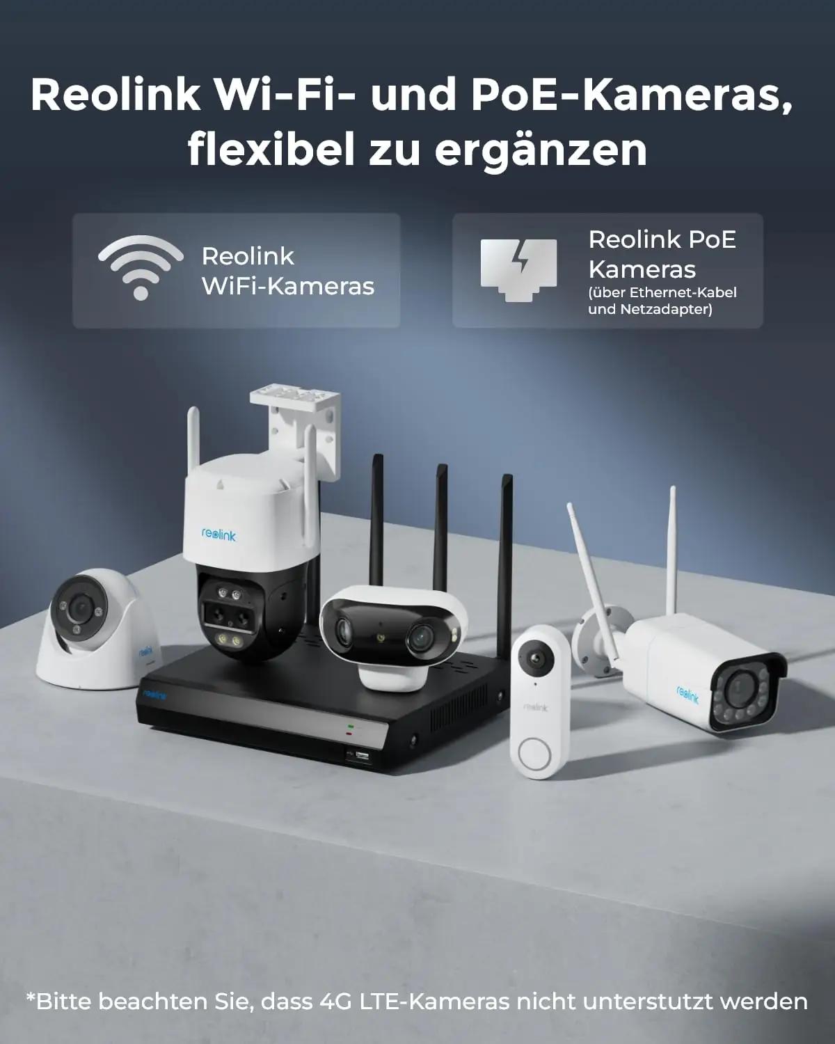 Reolink 12-kanaliline Wi‑Fi NVR — 2TB salvestus ja koduvalve – pilt 7