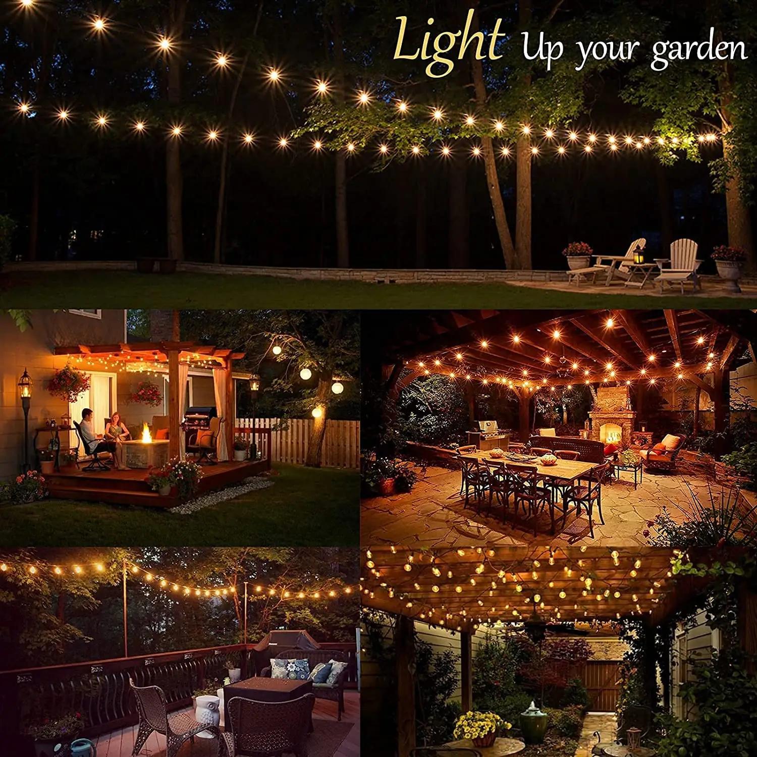 SON4SUN veekindel LED-valgusaed 30 m — terrassile ja peole – lisavaade