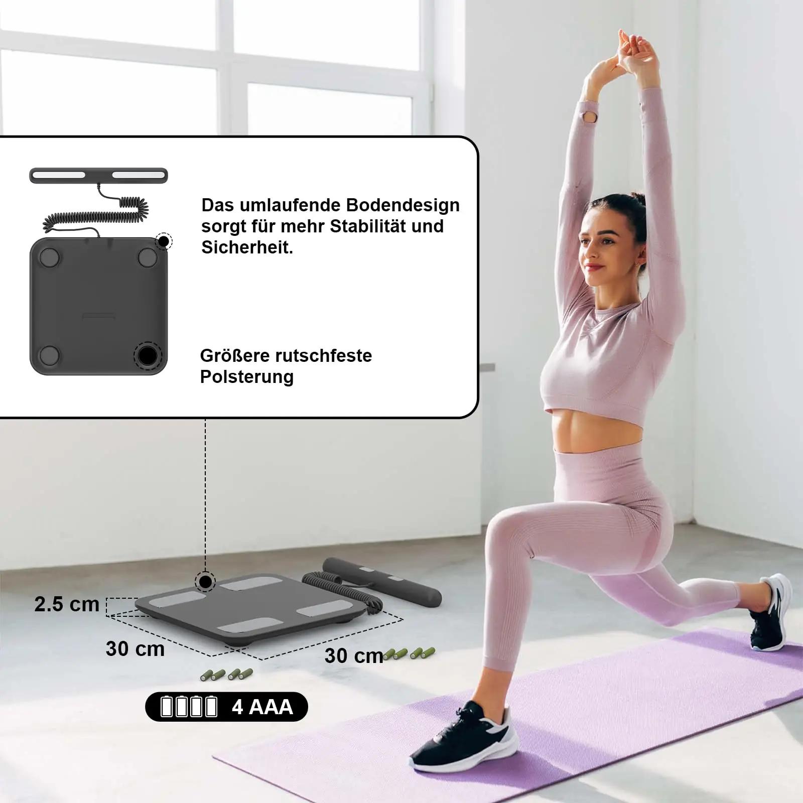Healthkeep digitaalne kehakoostisekaal klaasist — täpne koduseks – pilt 8