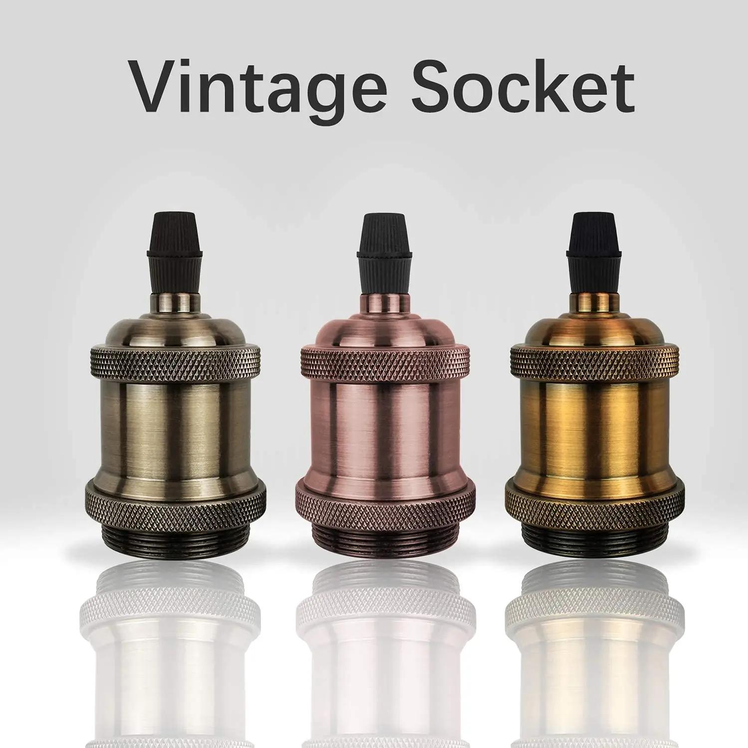 DiCUNO vintage alumiinium- ja keraamiline E27 sokkel – pilt 8