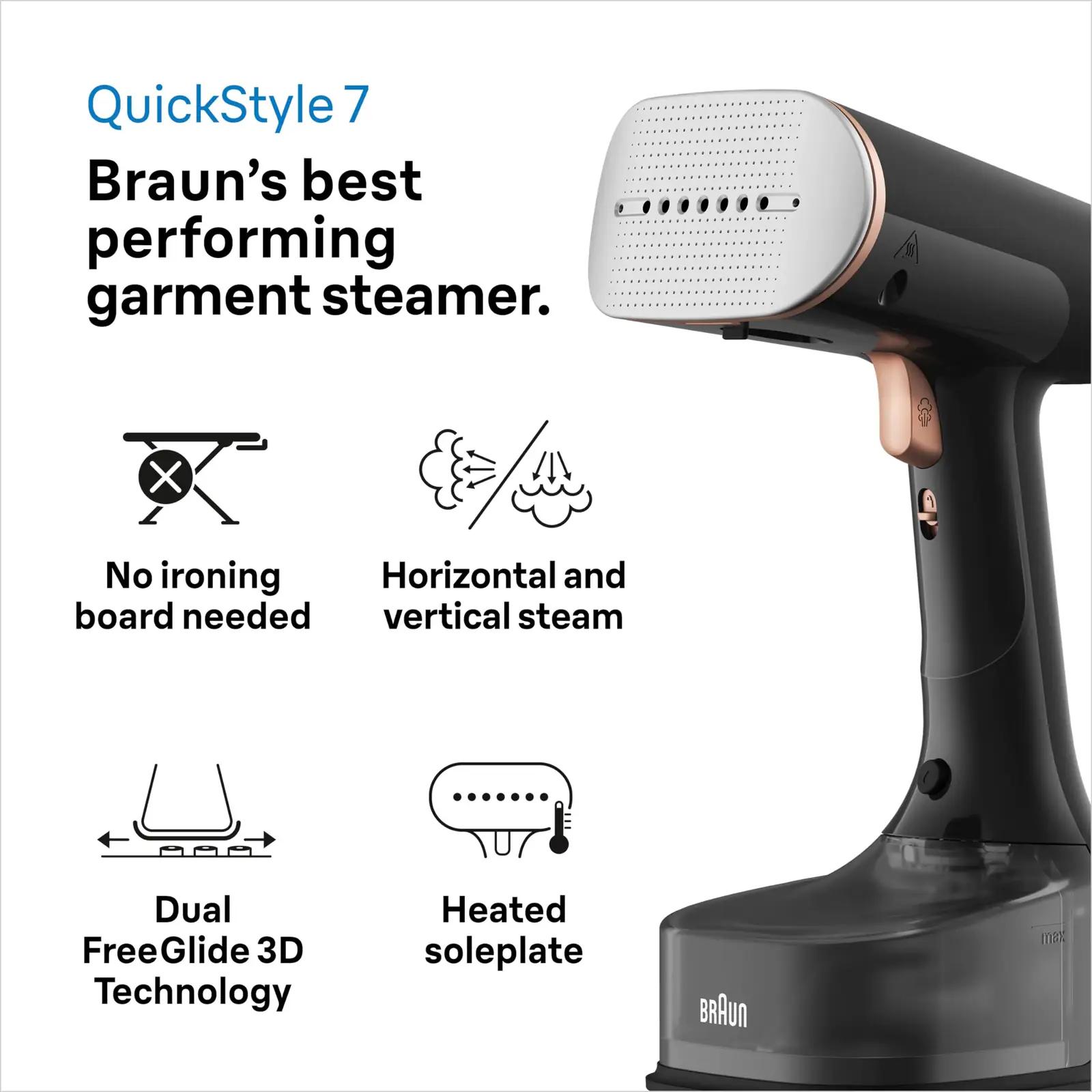 Braun GS7077BK auruharjad – detailne lähivaade