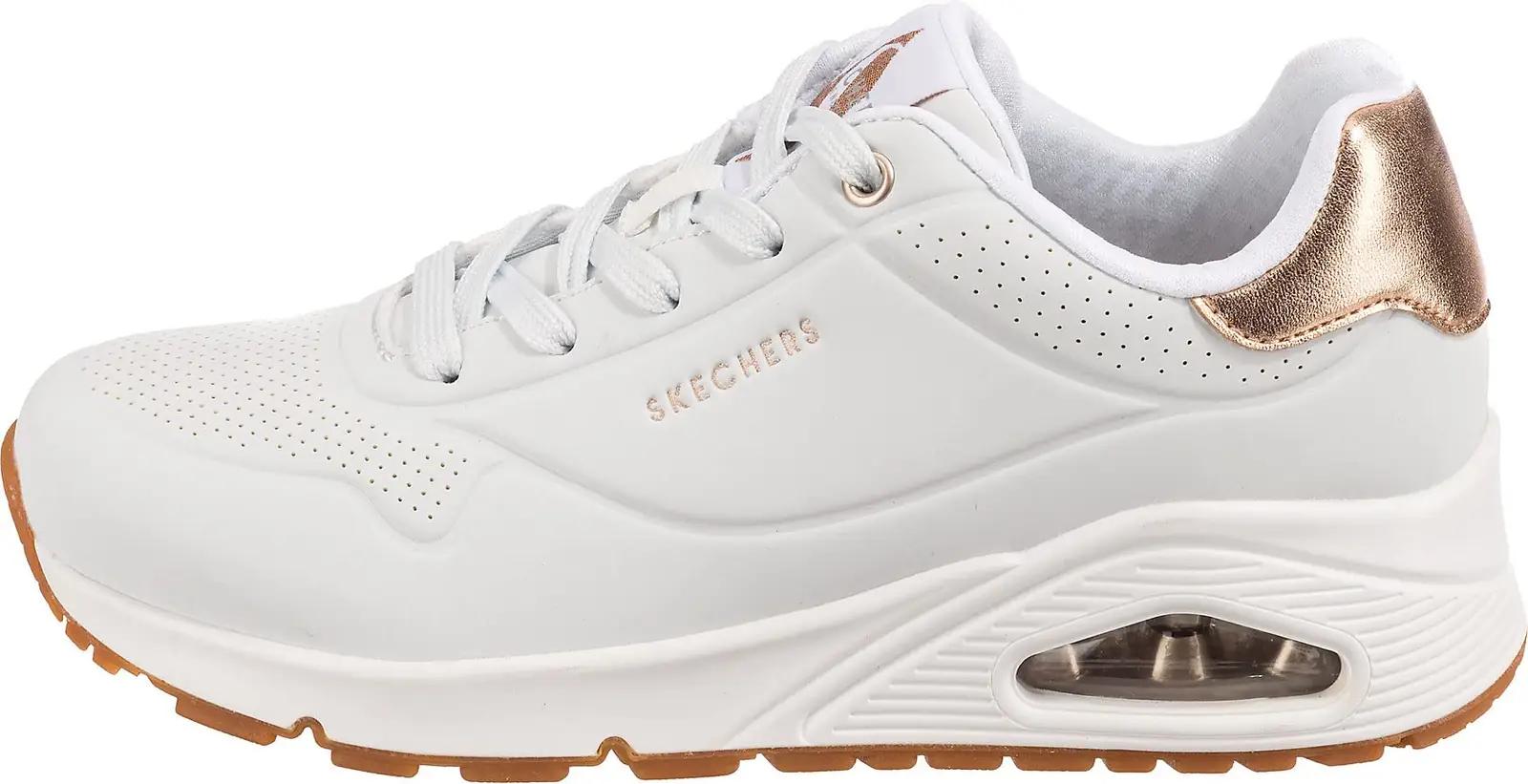 Skechers valged vabaajajalatsid – tossud – pakend ja tarvikud