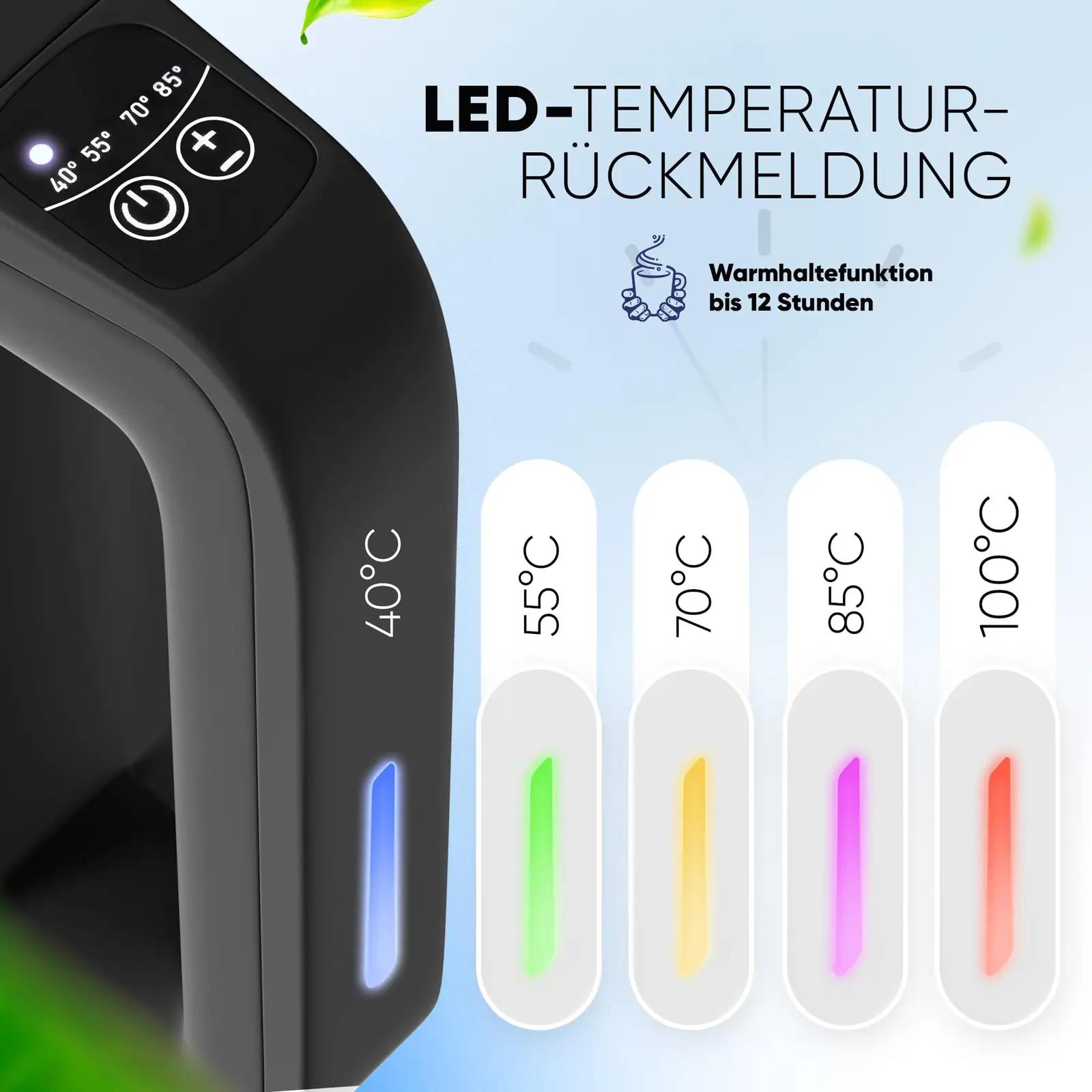 Stillstern roostevaba veekeetja 1,7 l – täpse temperatuuriga – kasutusnäide