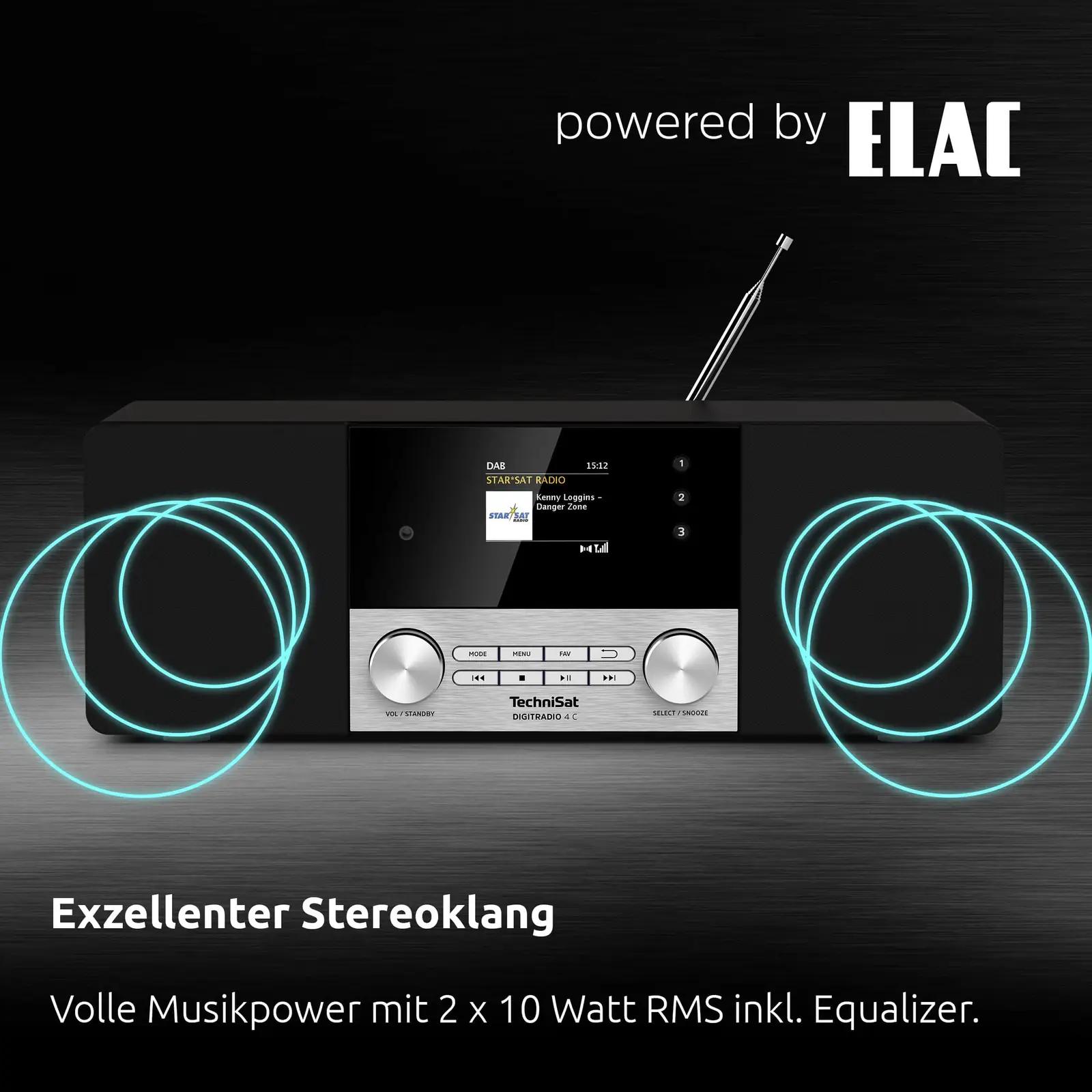 TechniSat puidust stereo-radios kasutamiseks kodus ja kingituseks – lisavaade