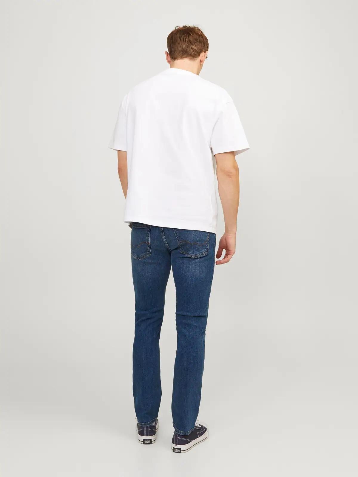 JACK & JONES tume denim püksid — klassikaline slim fit – lisavaade