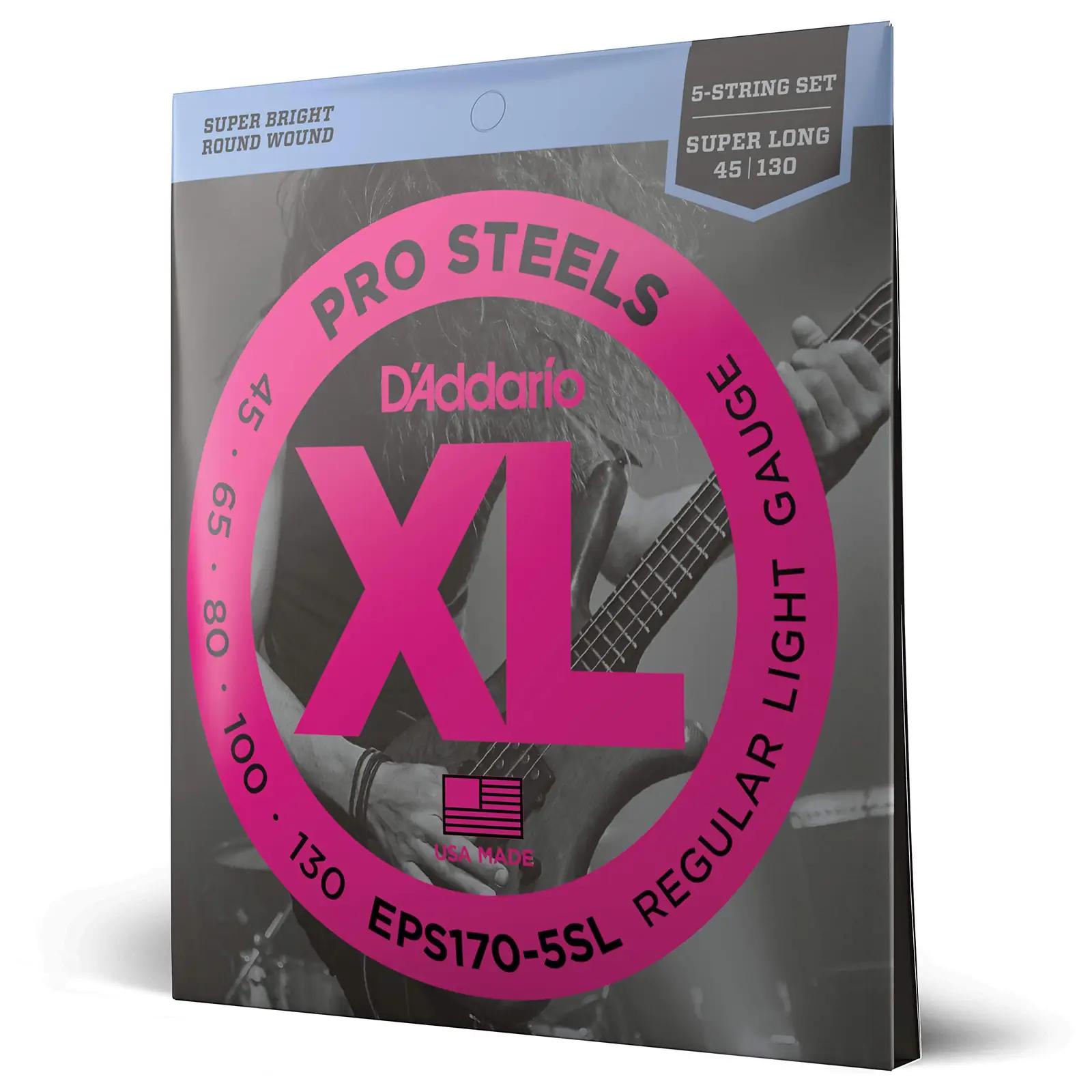 D'Addario EPS170-5SL basskitarri keeled – toote esivaade