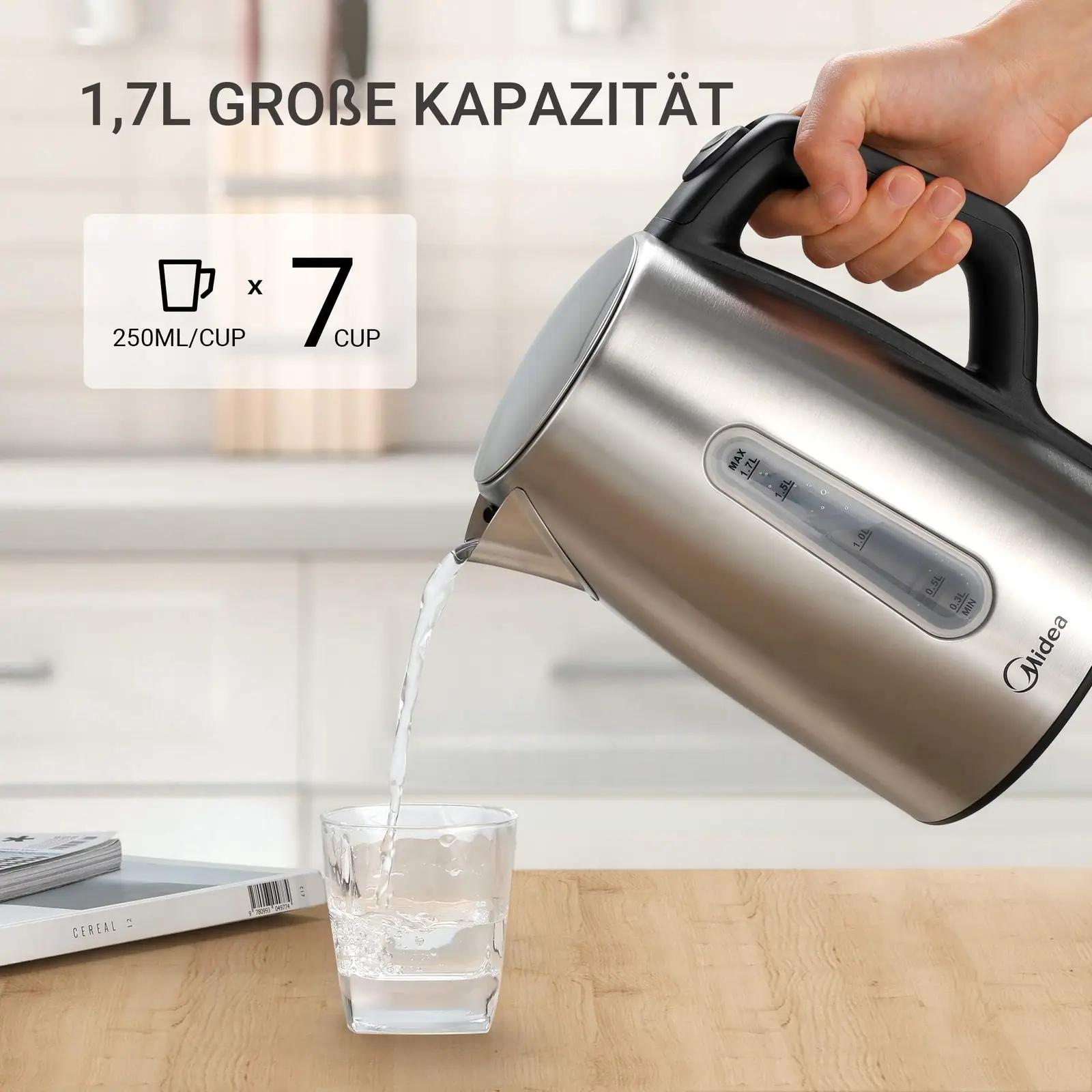 Midea roostevaba teekann temp.kontrolliga — ohutu ja vaikne – pilt 7