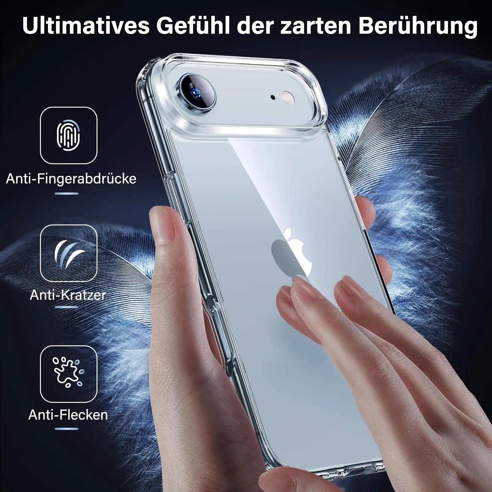 UniqueMe läbipaistev kaitseümbris iPhone Air jaoks – pilt 6