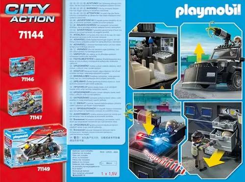 PLAYMOBIL SWAT-maastikusõiduk lastele — kõlav ja valgustusega – pilt 8