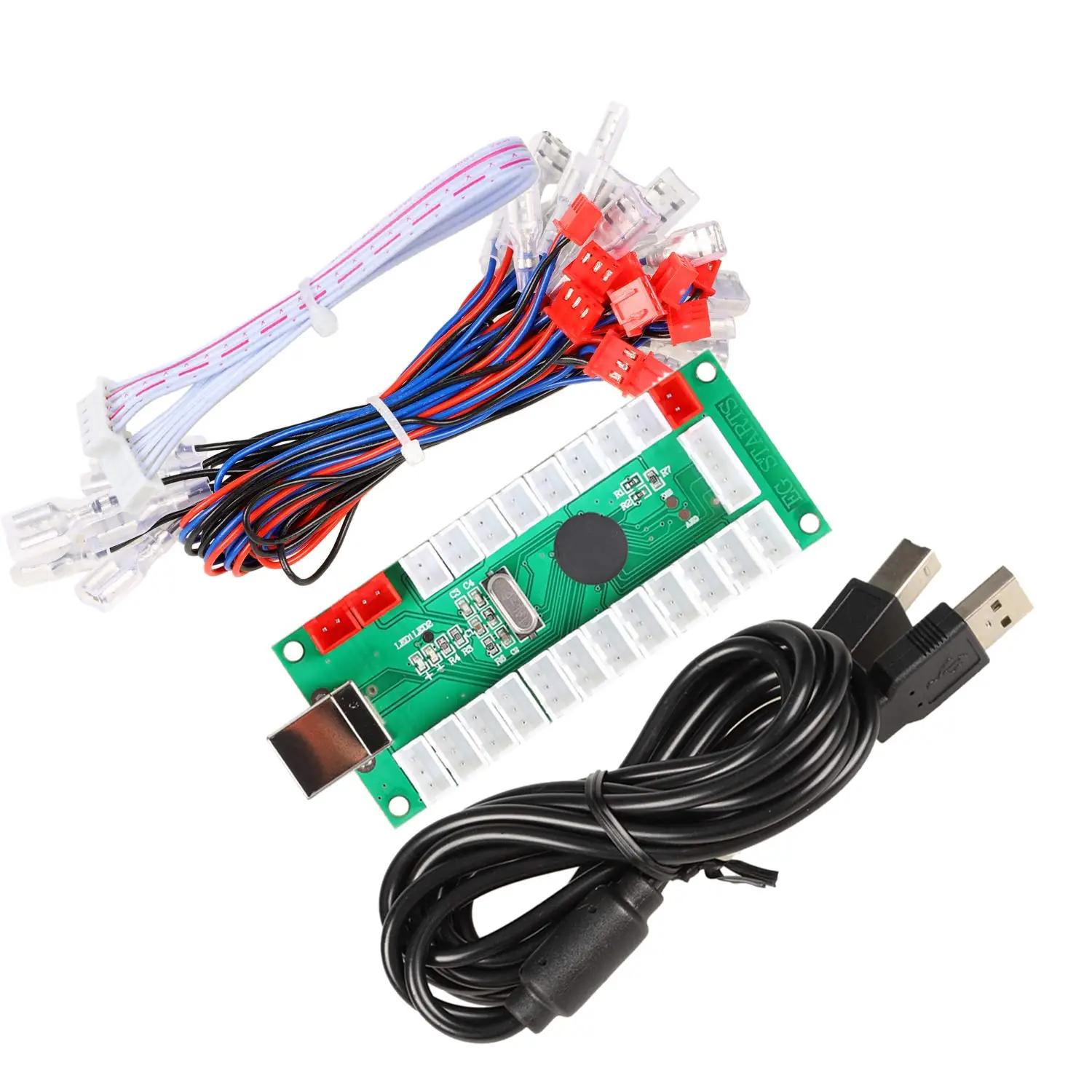 EG STARTS arcade-juhtpaneel DIY komplekt — LED nupud ja 2 – lisavaade