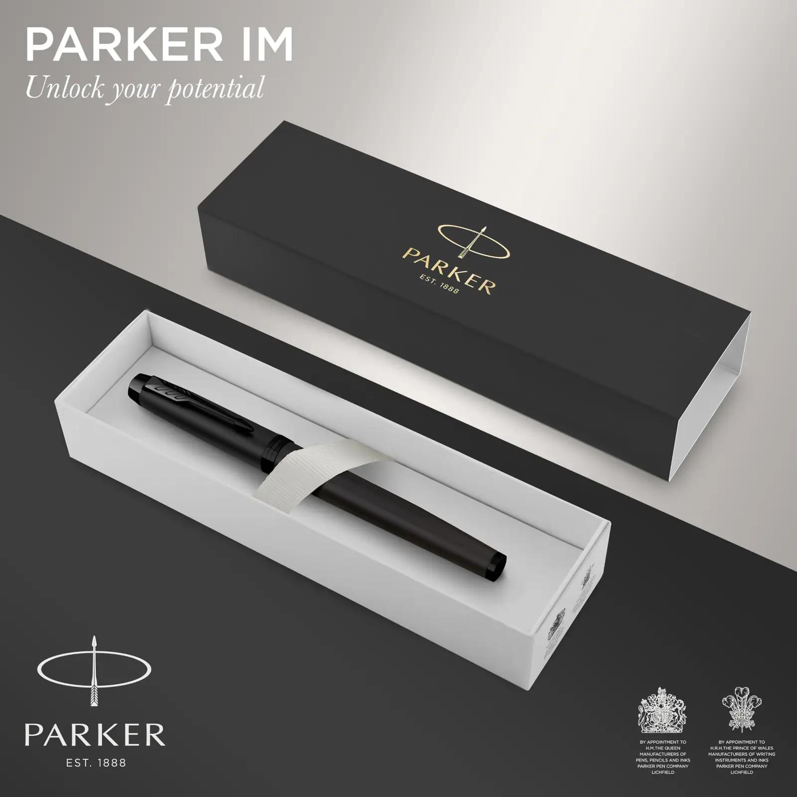 PARKER klassikaline terasest täitevestiil – detailne vaade