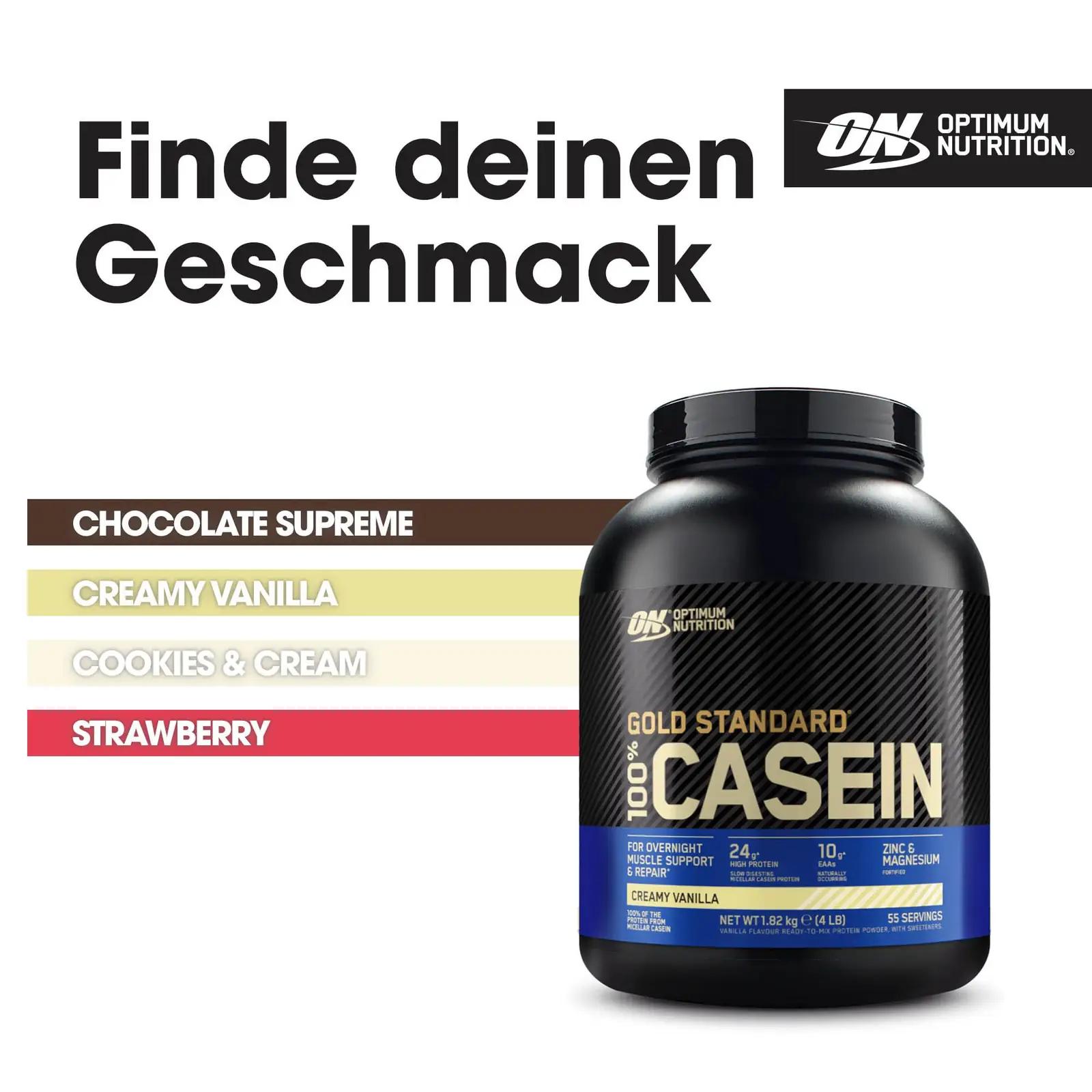 Optimum Nutrition kreemjas vanilje kaseiin — öine lihastoetus – lisavaade