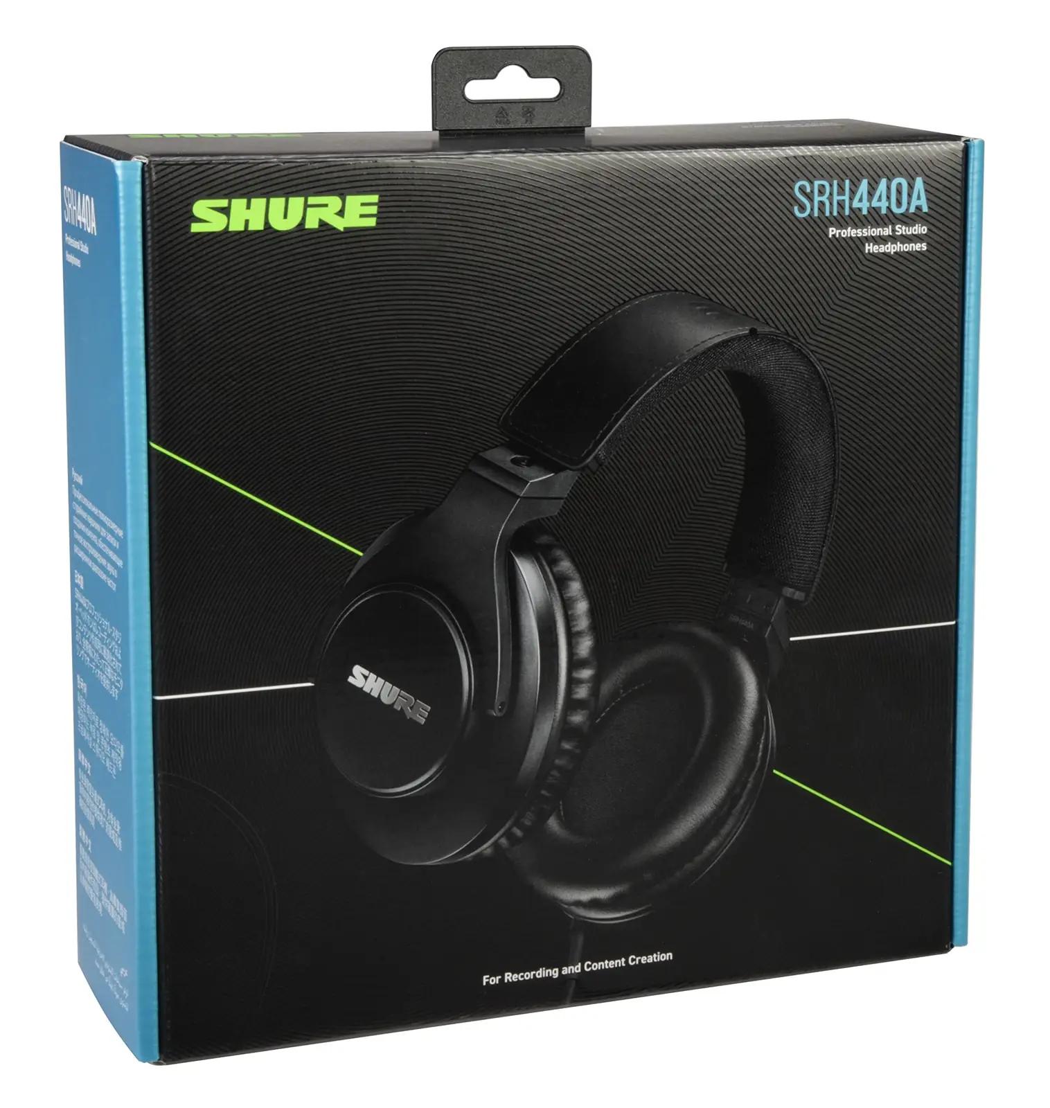 Shure stuudiokõrvaklapid SRH440A — mugav materjal ja täpne heli – pilt 9