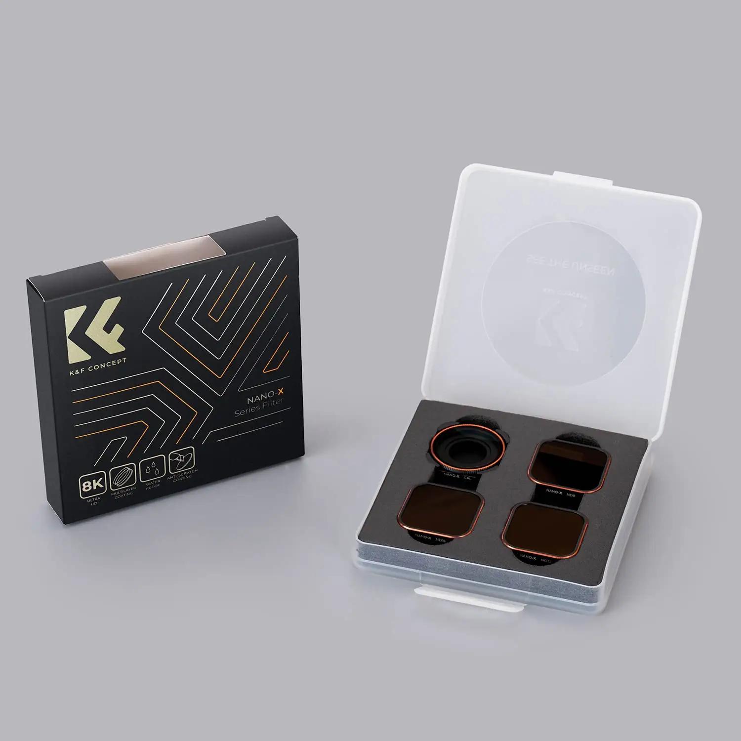 K&F CONCEPT kvaliteetne filtrikomplekt GoPro’le – päevale – pilt 7